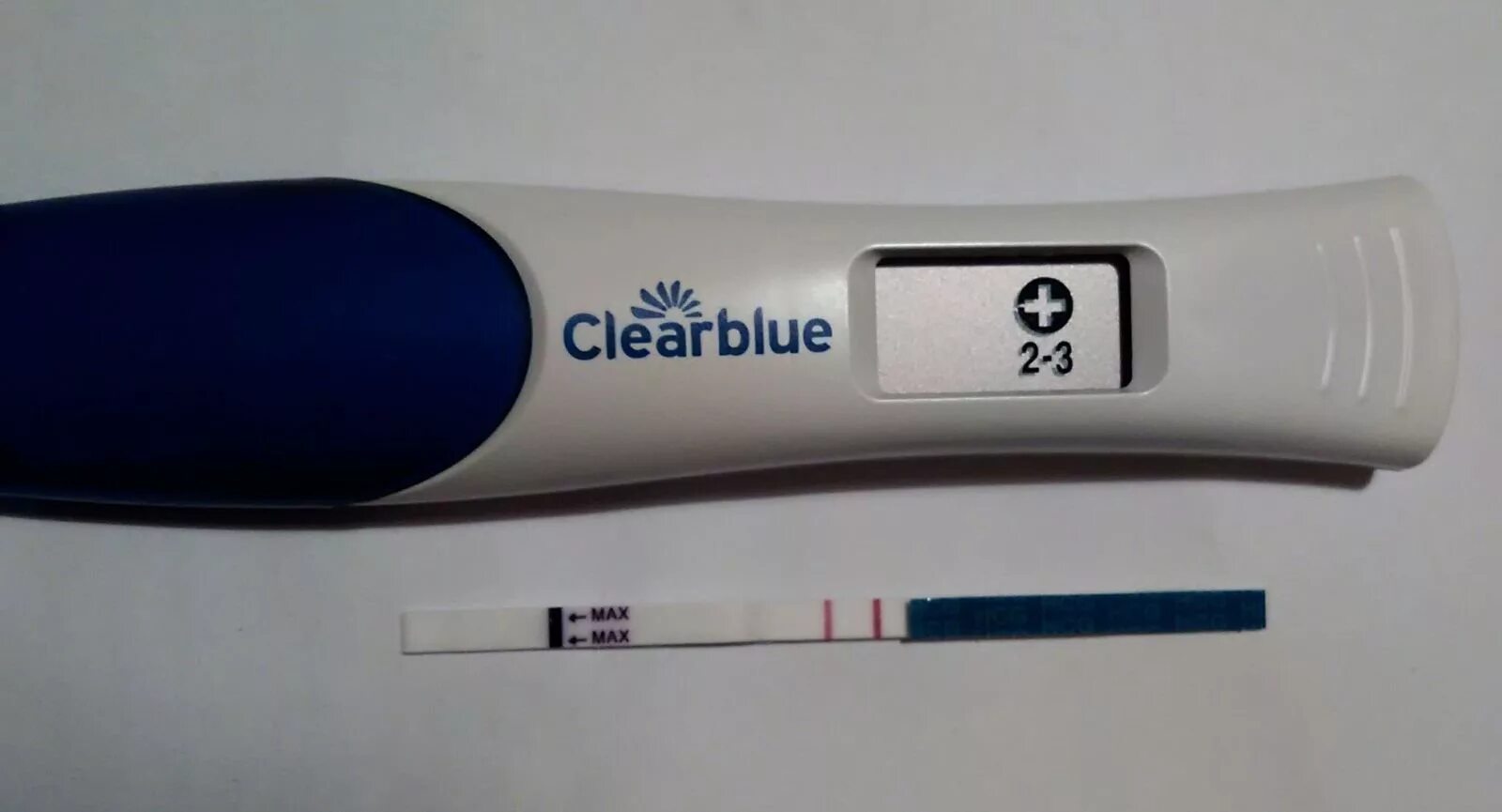 Тест на беременность три