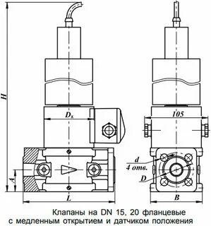 Клапан медленного открытия
