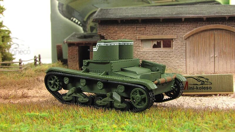 Т-26 1/72. Т26 1/72 s model.