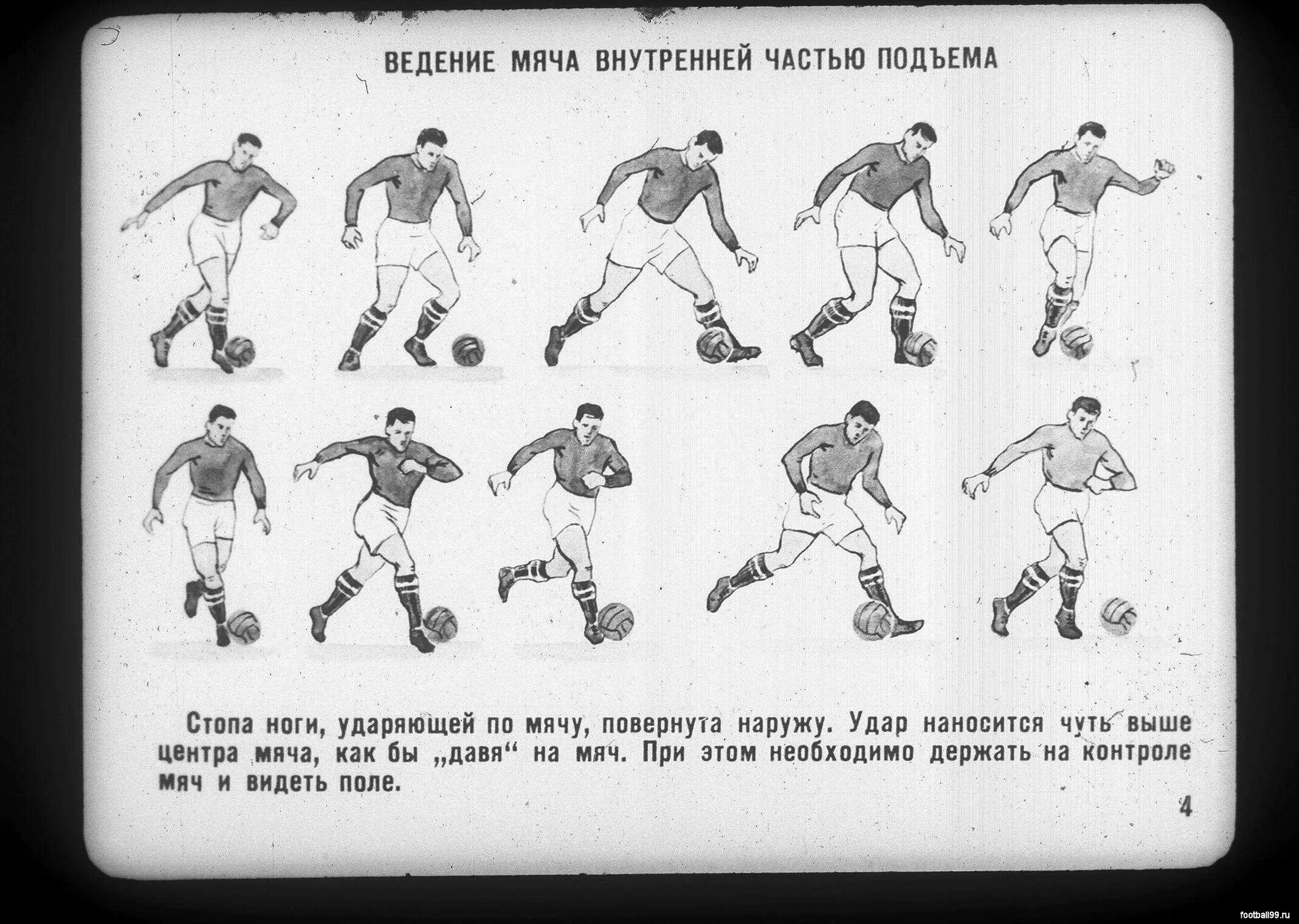 Ведение мяча ногами. Ведение мяча в футболе. Советские плакаты про футбол. Приемы ведения мяча в футболе. Упражнения на ведение мяча в футболе.
