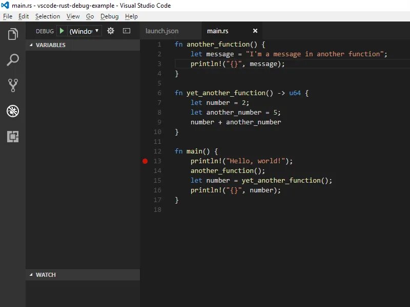 Ide visual code. Ide visual studio code. редактор кода в visual studio. rust ide. rust отладчик.