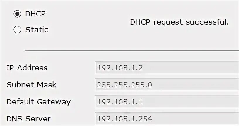 Dhcp fail. Dhcp fail