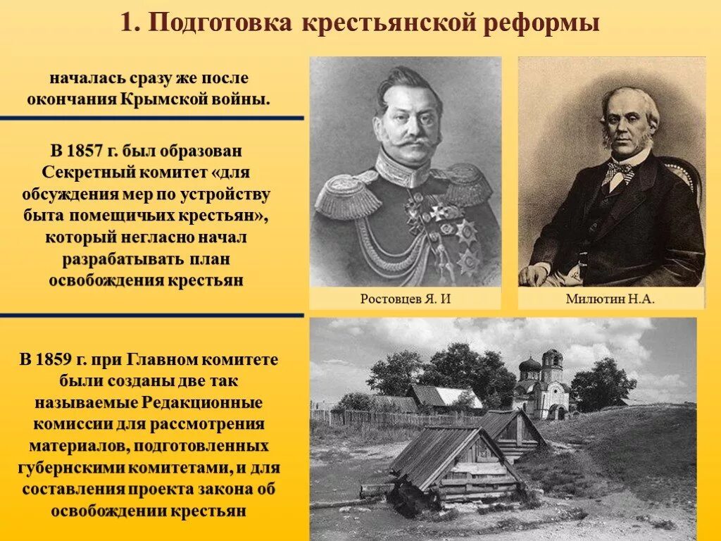 Подготовка крестьянской реформы (1856–1861). Участники подготовки крестьянской реформы 1861. Автор крестьянской реформы 1861. Основной Автор крестьянской реформы 1861. Разработка крестьянской реформы 1861