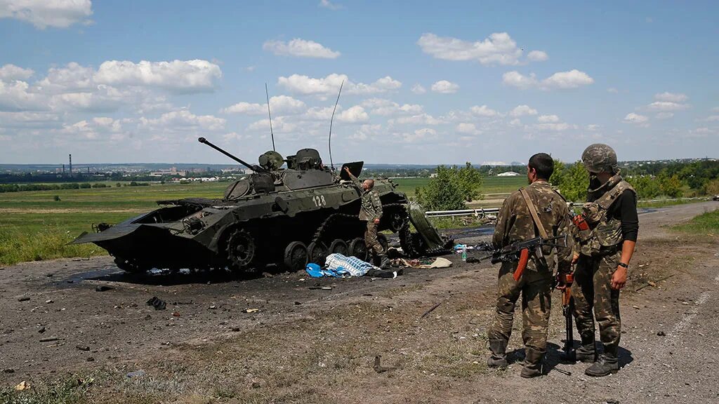 Славянск военные действия. Ополченцы 2014 бои на Донбассе. 18 августа 2014