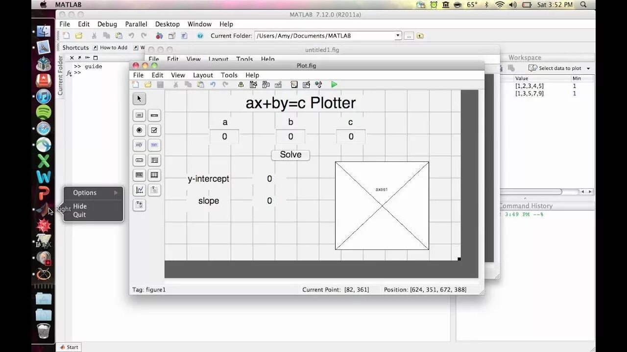Gui matlab. Матлаб guide создание. Графический интерфейс matlab. Матлаб гуи. Матлаб.