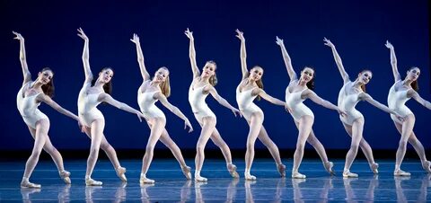 Lauren Herfindahl dancing in Boston Ballet’s Symphony in Three Movements © ...