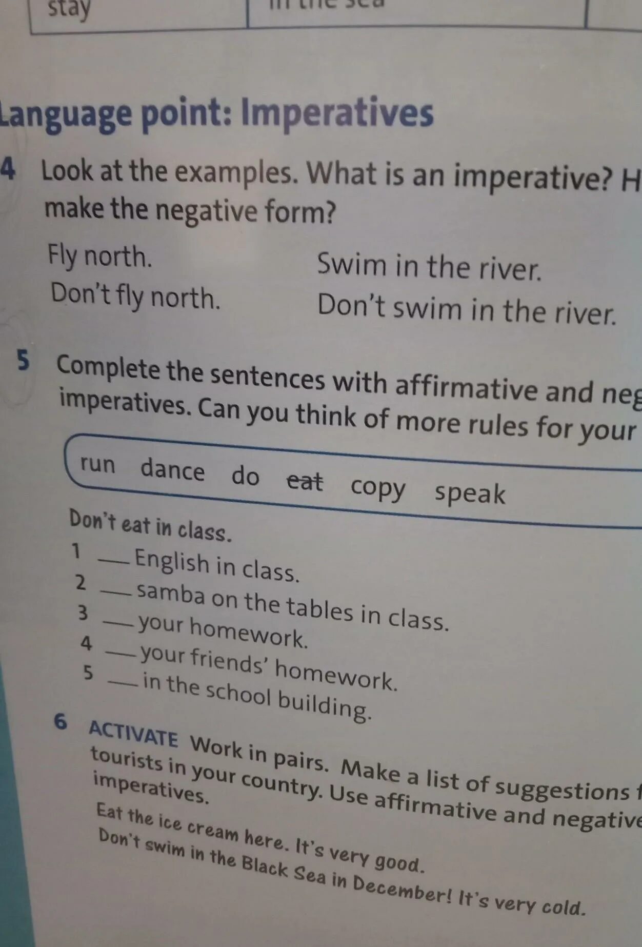 Complete the sentences using do make. Complete the sentences английский 5 класс. Make sentences using the imperative 5 класс. Complete the affirmative sentences. Affirmative and negative imperatives.