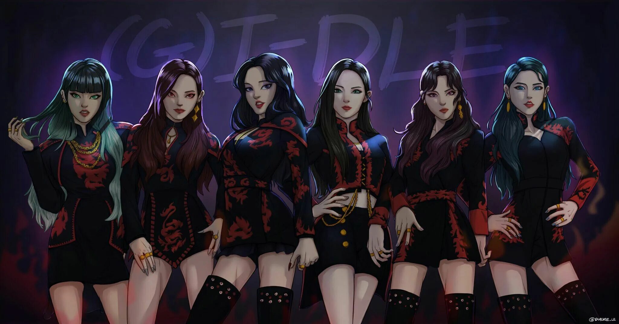 G Idle арты. Группа g Idle Lion. Gidle fanart. Джи Айдл участницы. Знаки зодиака джи айдл