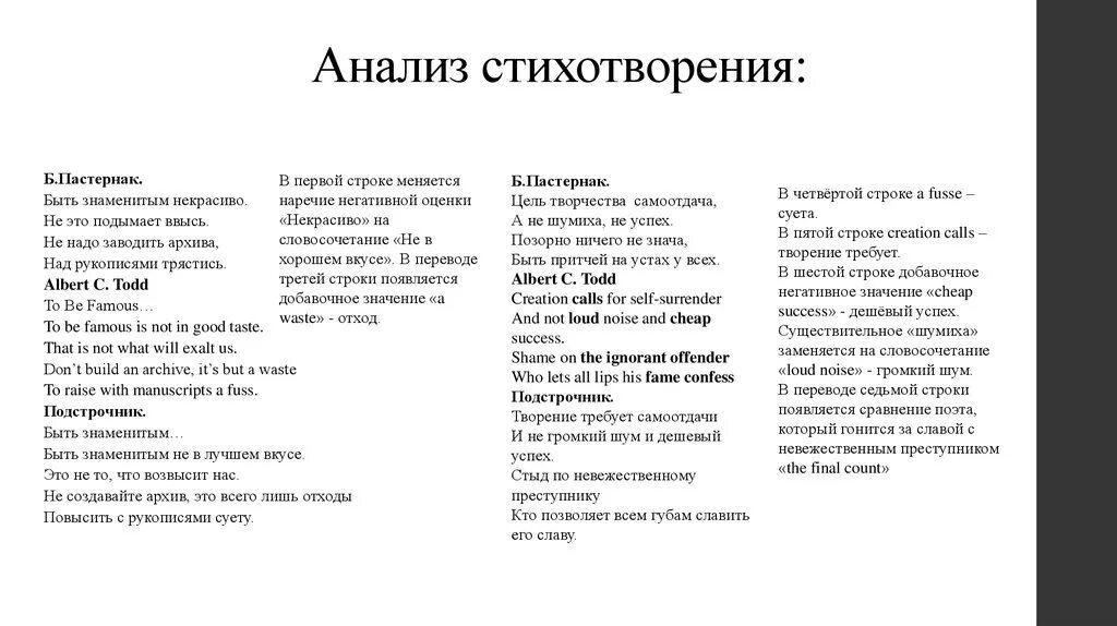 Анализ стихотворений б л пастернака. Стихотворение Пастернака быть знаменитым некрасиво. Стихотворение Пастернака быть знаменитым некрасиво текст. Анализ стихотворения быть знаменитым некрасиво.