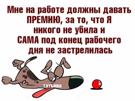 Не позднее окончания рабочего дня. Мне на работе должны давать премию. стих про премию смешной. хорошего окончания рабочего дня. мне на работе должны давать премию за то.