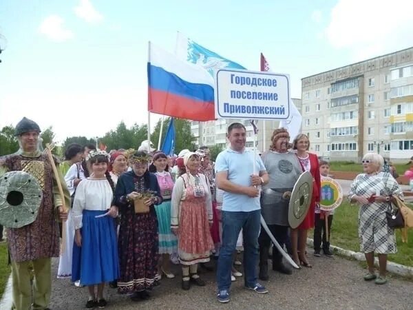 В приволжском деревне