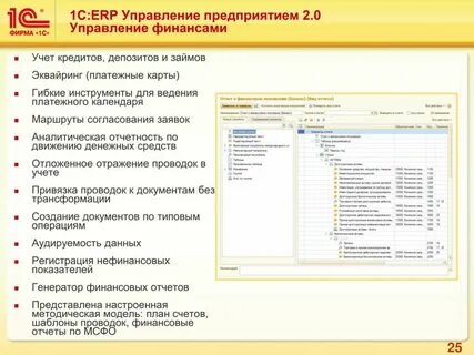 Платежный календарь в унф