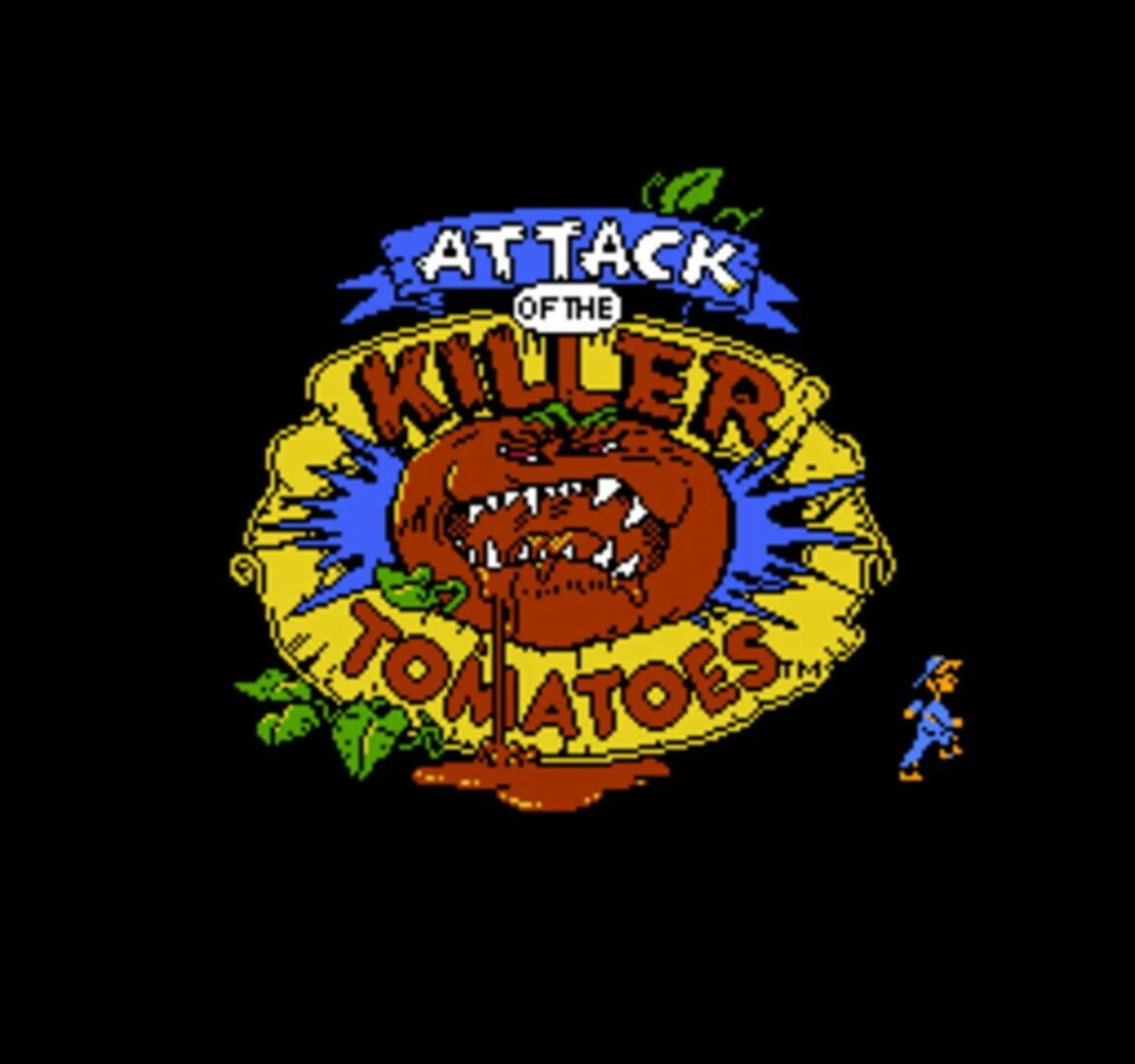 NES Attack of the Killer Tomatoes. Игра NES Killer Tomatoes. Денди атака помидоров убийц. Attack of the killer phonk