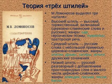 Что вы знаете о теории трех штилей