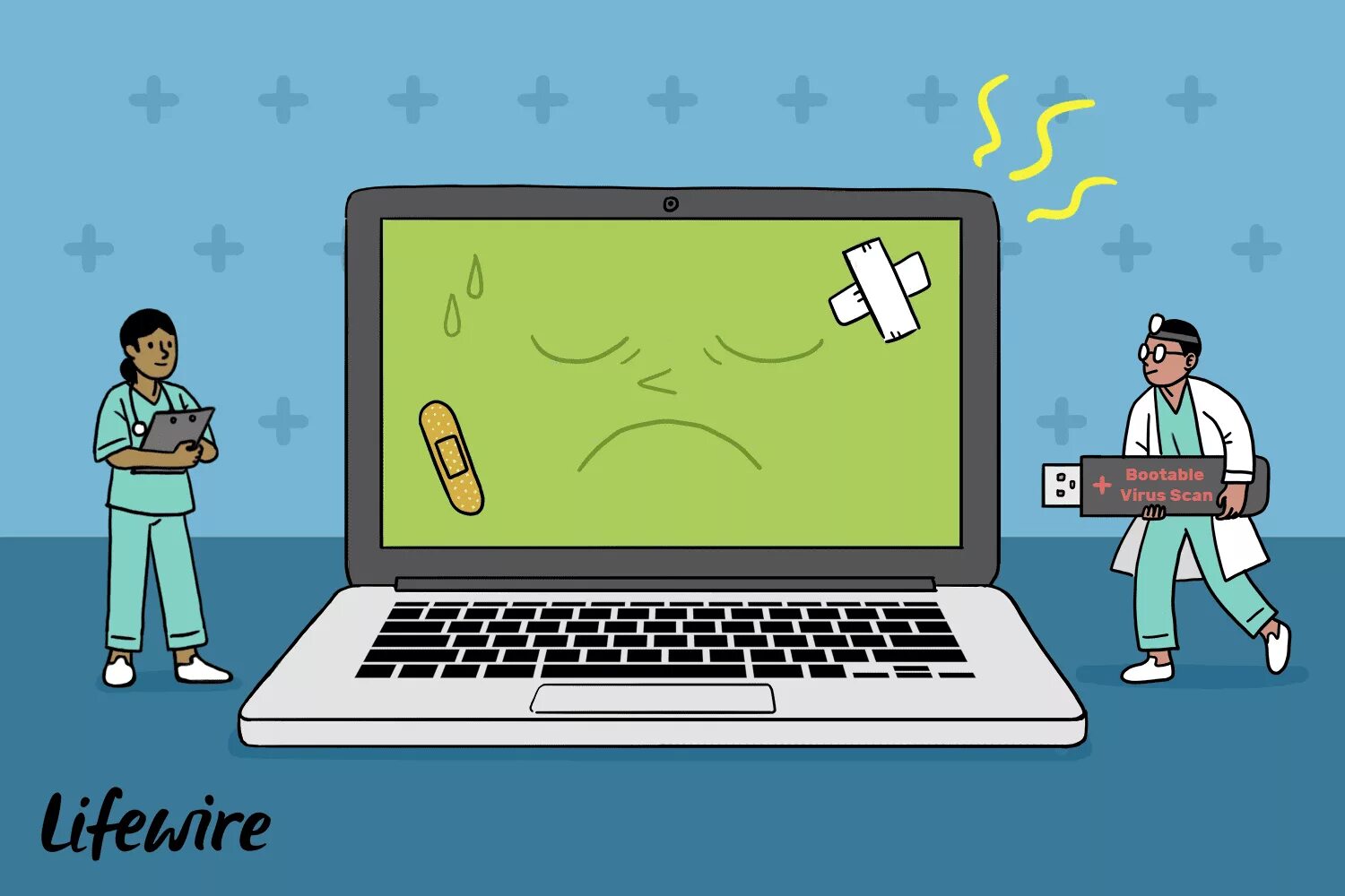 My computer for viruses tomorrow