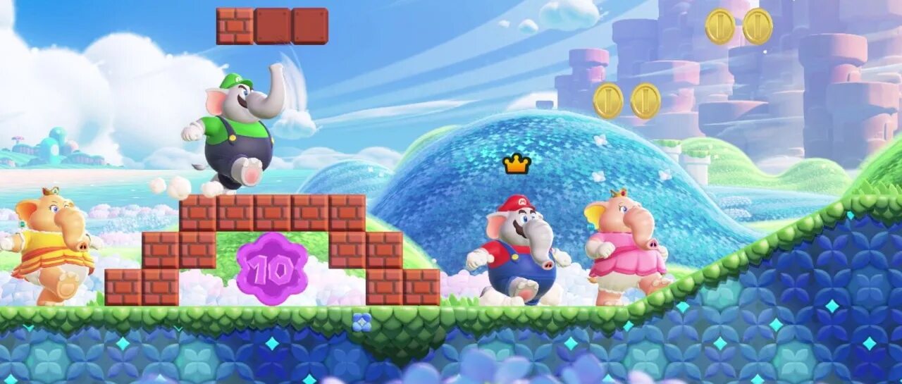 Mario wonder уровни