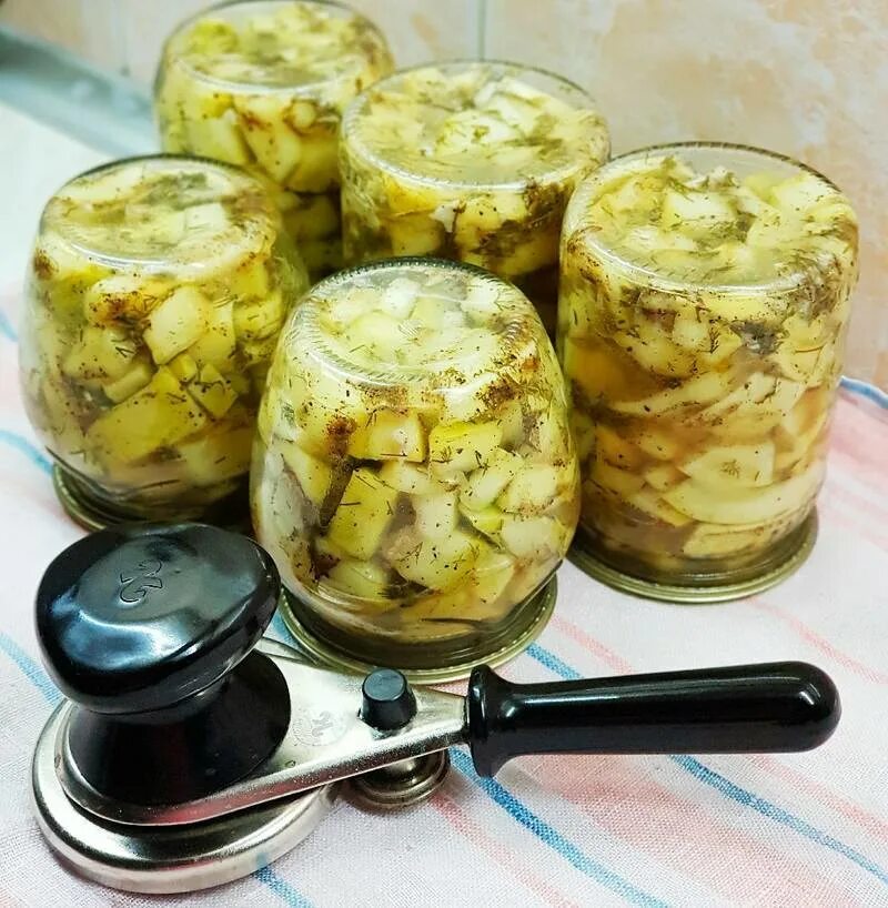 Рецепт кабачков кусочками