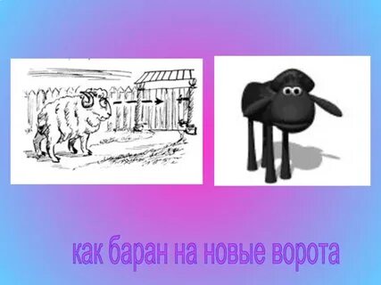 Как на новые ворота фразеологизм