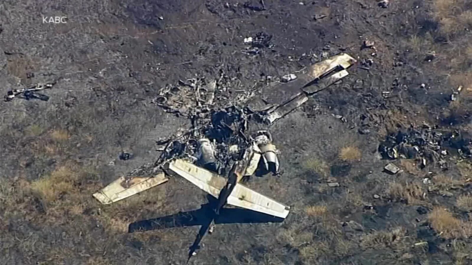 Having crashed plane