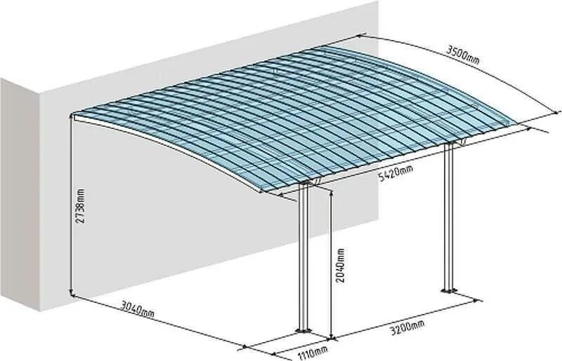 Размеры поликарбоната для навесов. Ширина навеса односкатного. Навес к015. Поликарбонат для навеса 20 мм чертежи. Навес односкатный 5x8.