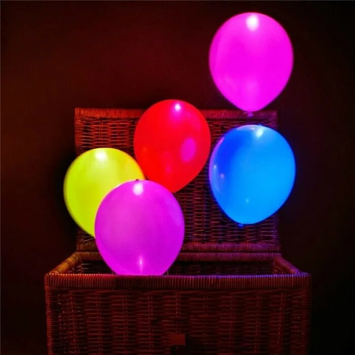 Шары с подсветкой. Шарики со светодиодами. Воздушные шары. Светящиеся воздушные шарики.