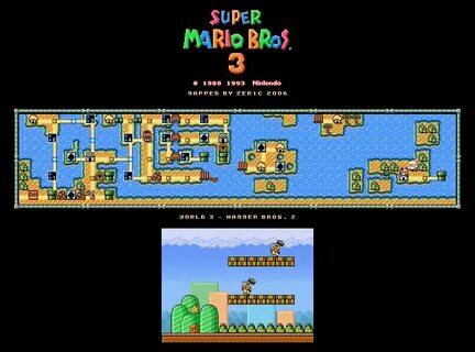 Super mario bros maps