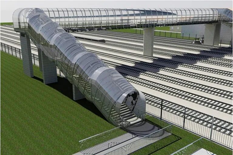 Пешеходный мост через железную дорогу. Пути движения мгн. Проектирование переходов. Проект пересадочного моста тпу текстильщики. Подземный переход чертеж.