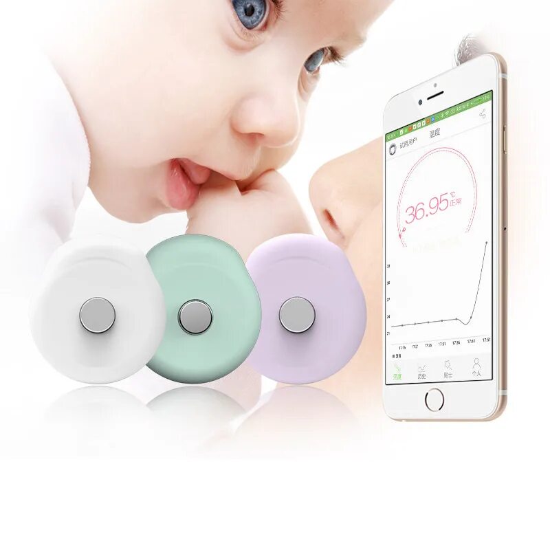 Умный термометр детский. Термометр Smart Baby Monitor. Цифровой термометр блютуз. Нательный термометр для детей. Блютуз термометр для детей.