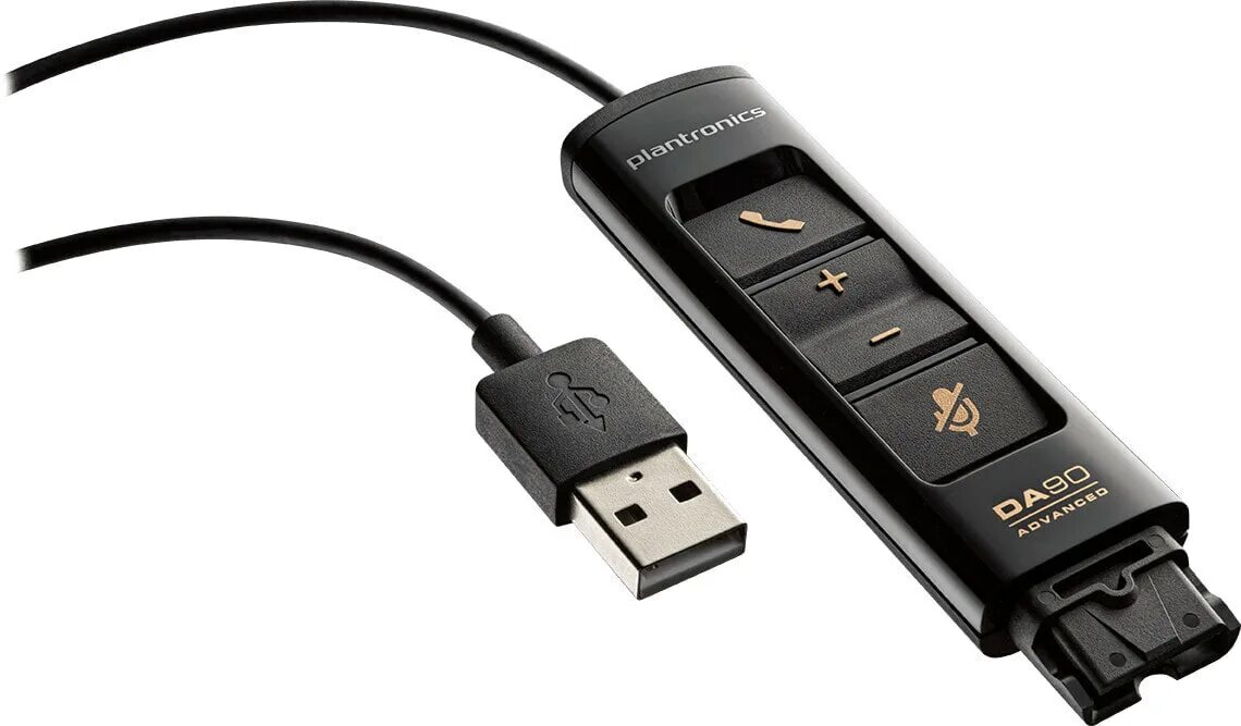 Телефон управление usb. Plantronics da80 - USB-адаптер. Plantronics da80 (201852-02). USB адаптер Plantronics в825. Plantronics USB Digital Adapter da80.