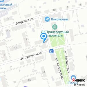 Братск центр карта