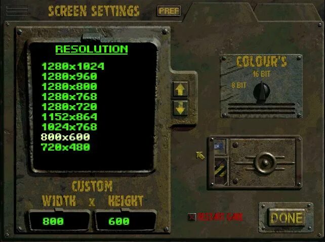 High resolution patch. Fallout 2 меню. Fallout 1 меню. Установщик Fallout 1. Монитор Fallout 2.