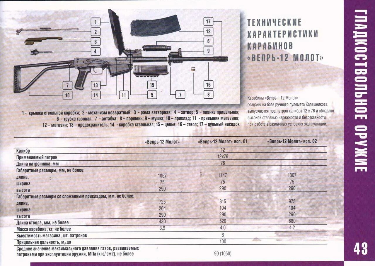 Вепрь 308 характеристики