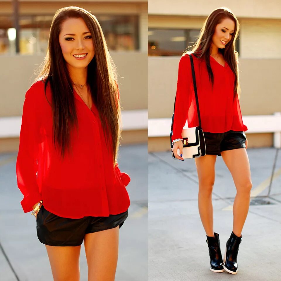 Красная блузка сочетается. Девушка в красной блузке. красная одежда. красный цвет в одежде. девушка в красной одежде.