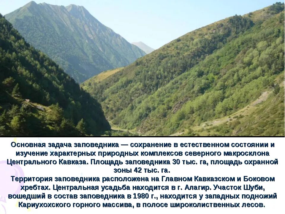 Северный кавказ факты. Заповедники Северной Осетии Алании. Цейский заповедник Северная Осетия. Северо-осетинский заповедник презентация. Северо-осетинский заповедник растения.