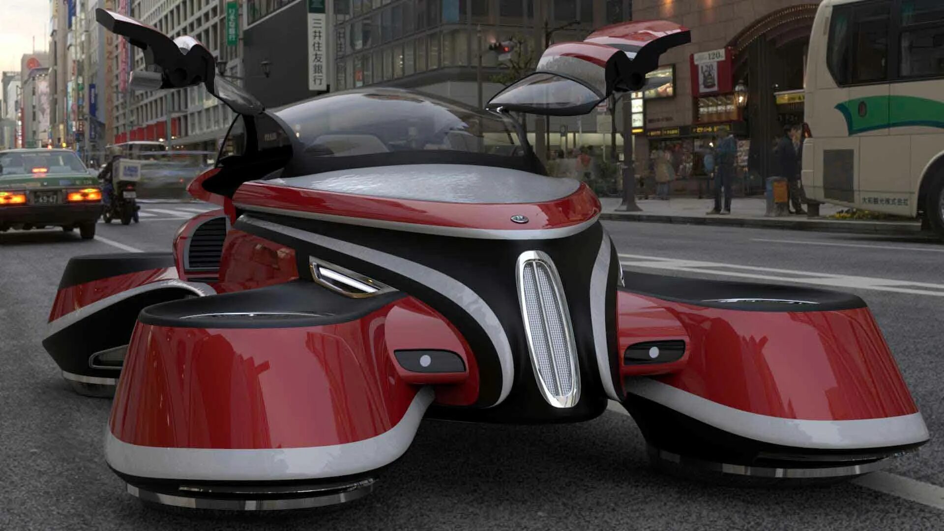 Средство будущее. Lazzarini Design Studio машина. Необычные транспортные средства. Необычные автомобили будущего. Летающая машина концепт.