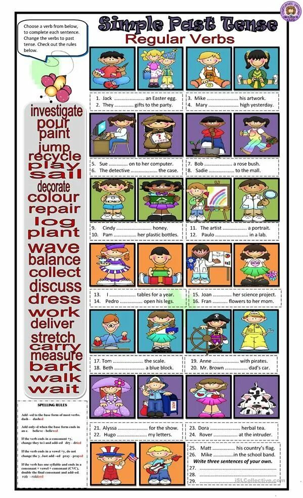 Past simple regular speaking. Simple past tense regular verbs. past simple regular verbs spelling. past simple regular verbs spelling rules. past simple for regular verbs.