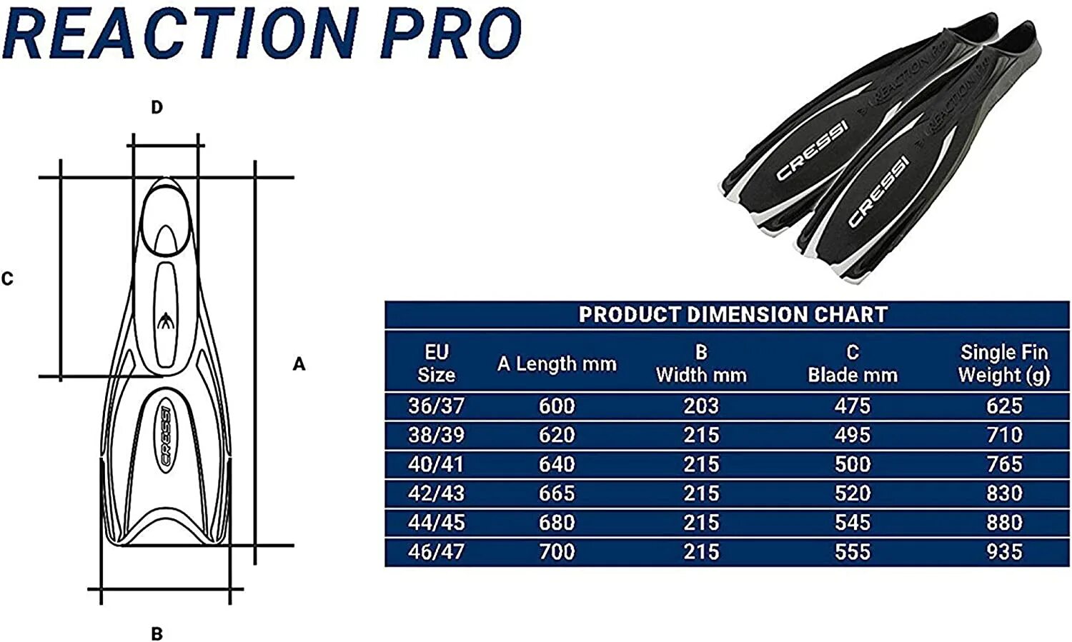 Длина ласт. Cressi ласты размерный ряд. Cressi Reaction Pro. Размер ласт Cressi. Cressi ласты Master-Frog размерный ряд m-l.