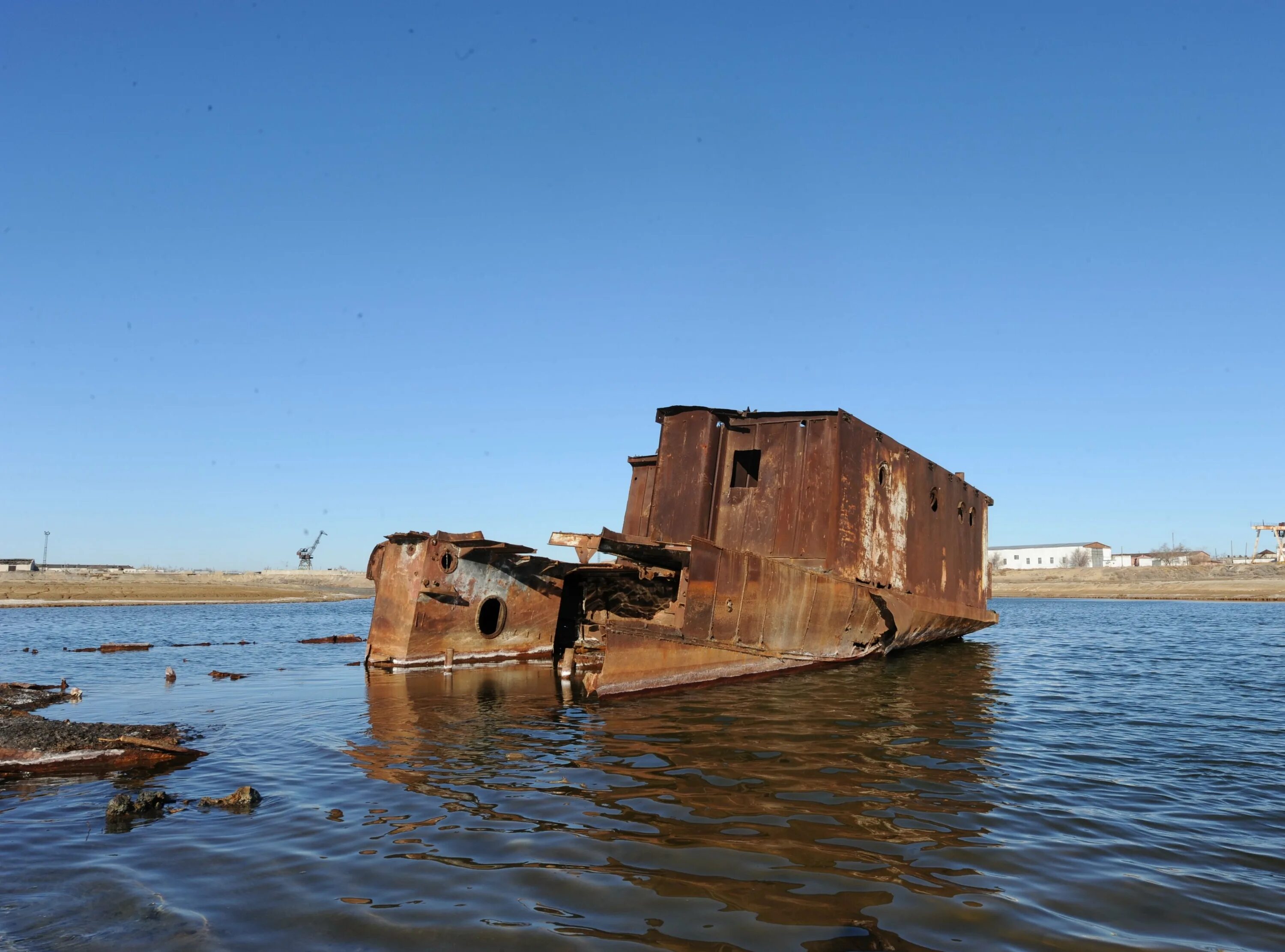 Аральское море до высыхания