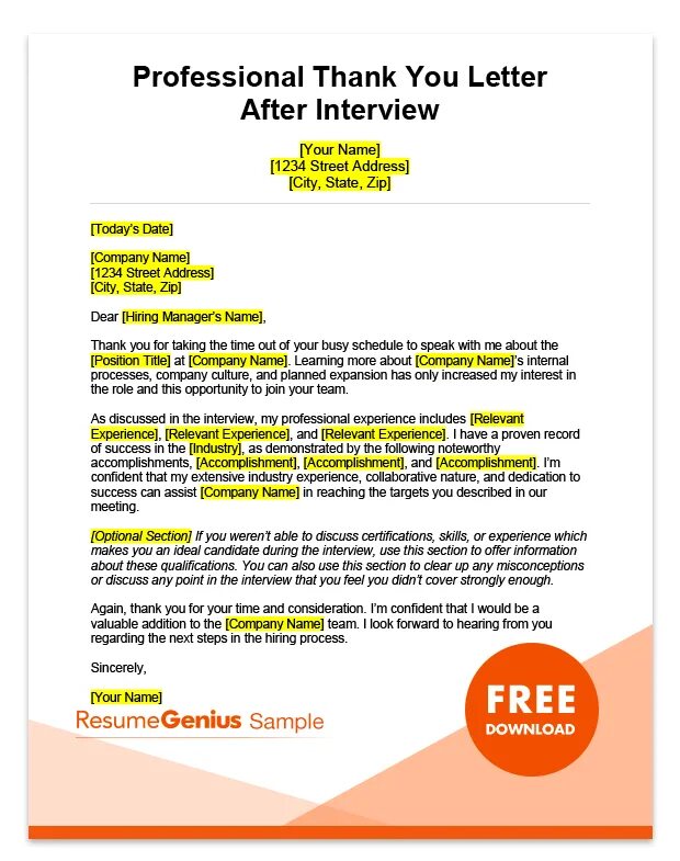 Thanks for the interview. Thank you letter example. after interview. thank you letter topics. job interview letter.