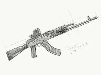 Рисунок калаша