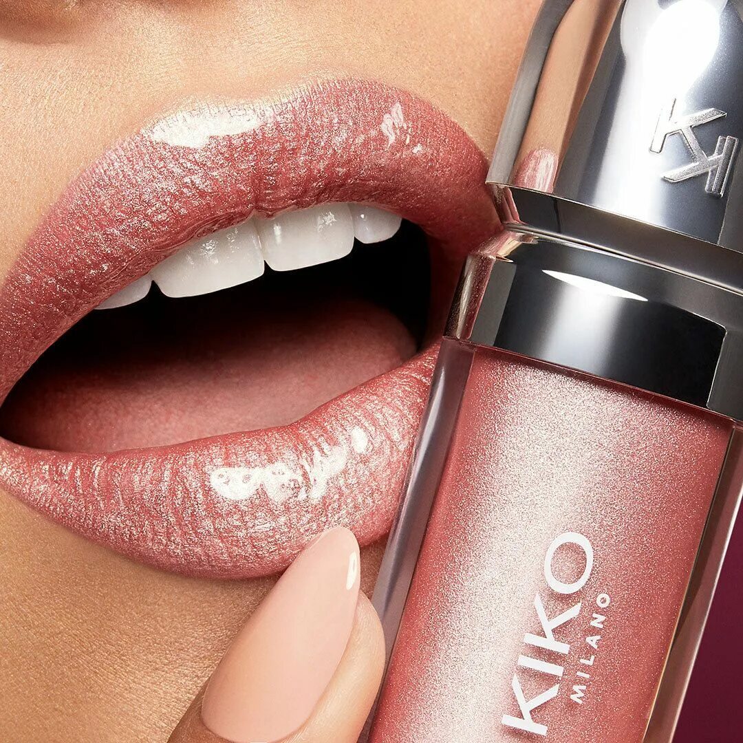 Помада для губ gloss. Kiko Milano блеск 01. Помада Kiko Milano 01. Кико Милано помада металлик. Жидкая помада Кико Милано.