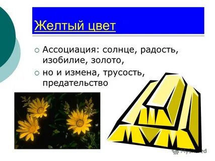 Что символизирует желтый