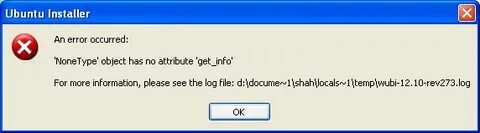 Error finding installer
