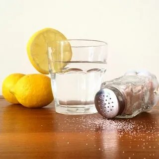 Вода соль лимон