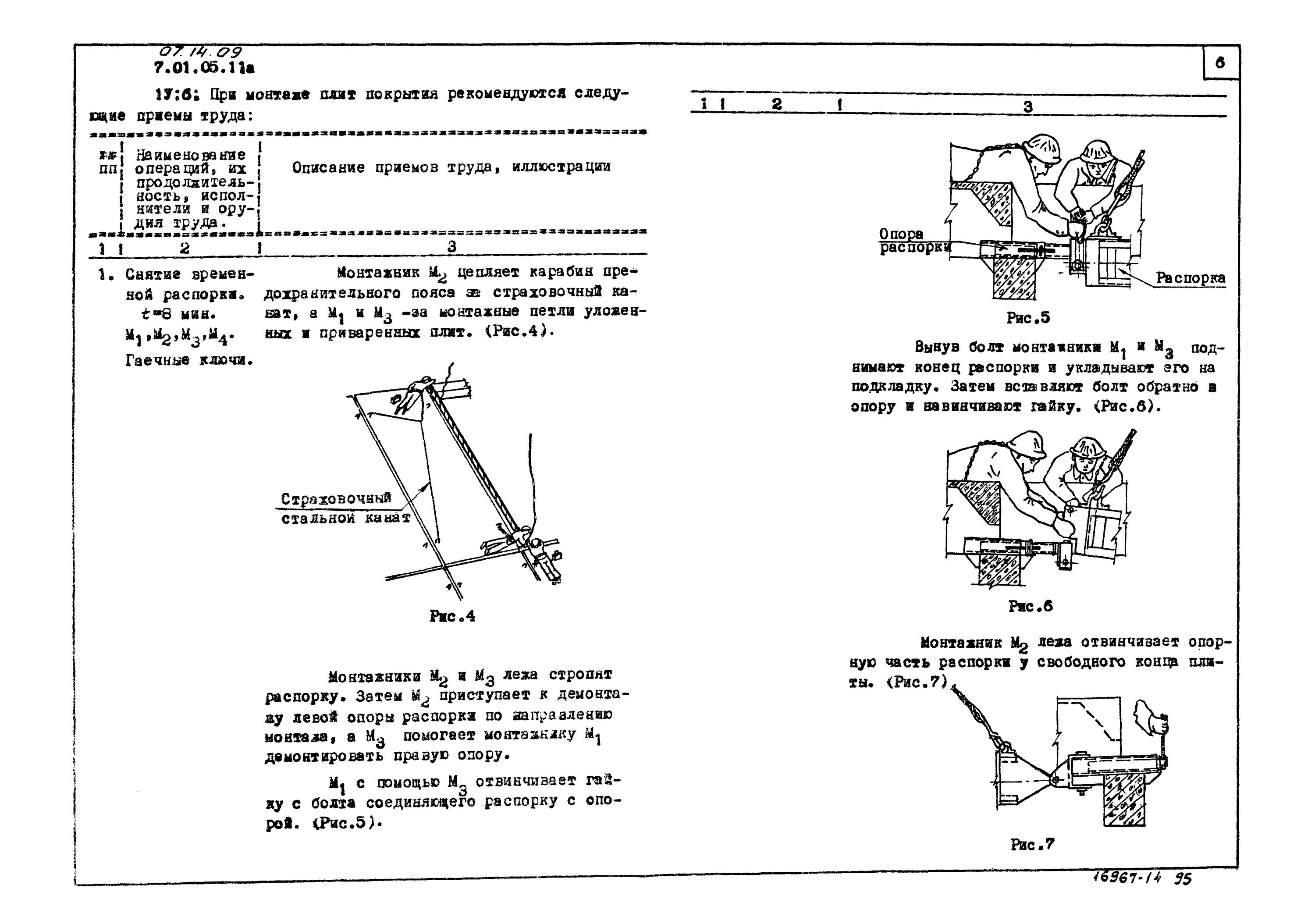 монтаж плит покрытия