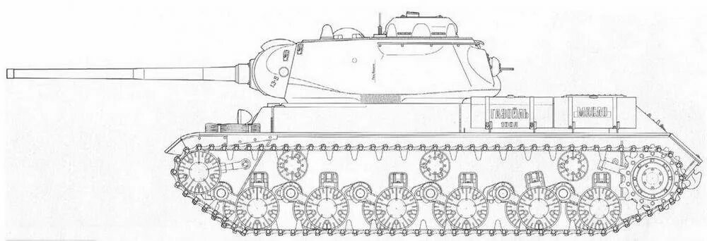 Ис 27. ИС 85 сбоку. САУ кв зик-20. ИСУ 152 сбоку чертёж. Кв-1 боковая проекция.