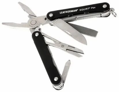 Отзывы - мультитул Leatherman Squirt PS4, черный, 9 опций.