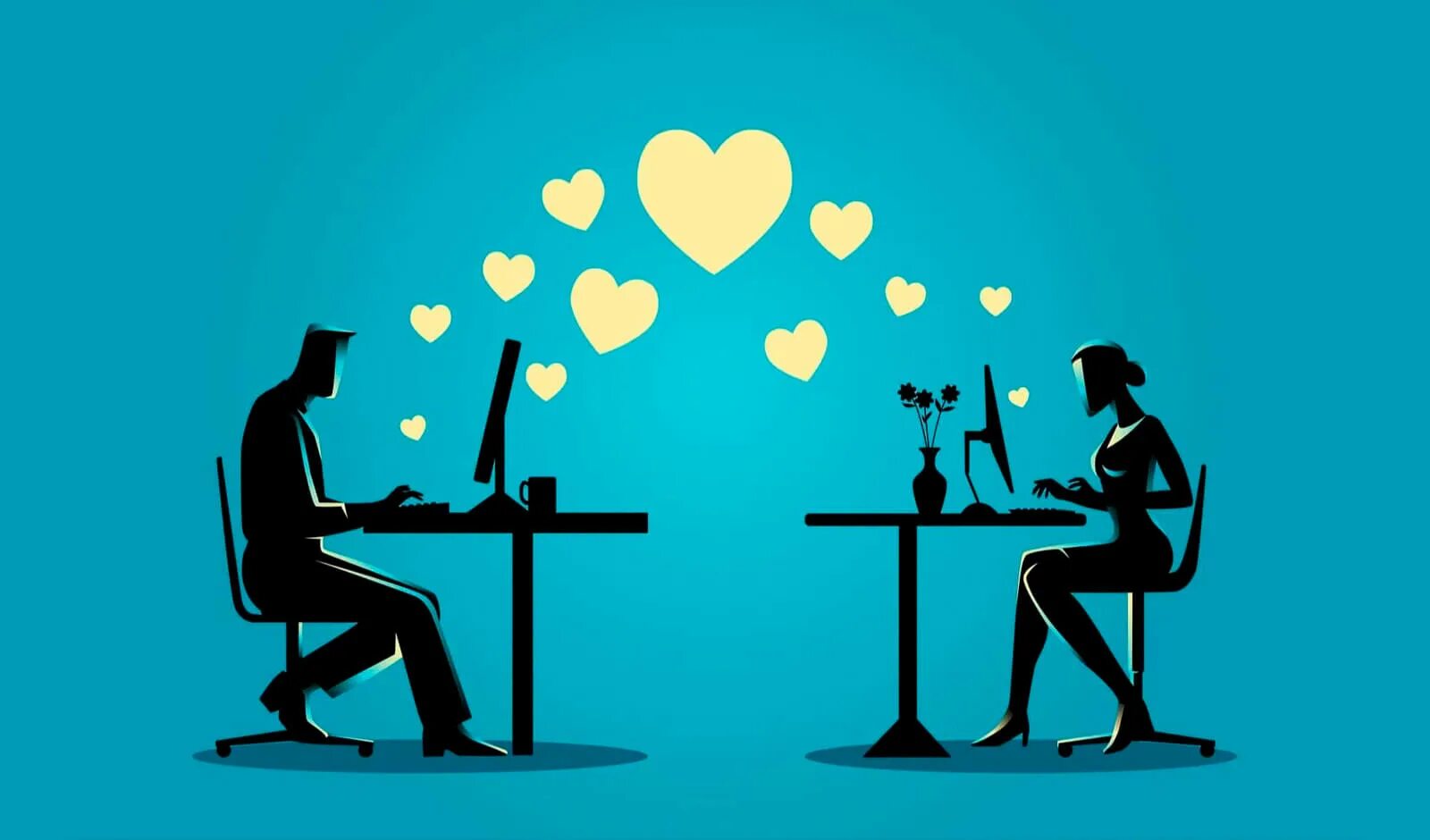 Парень и девушка. Интернет отношения. Интернет любовь. Лучшие сайты для серьезных отношений. Общение реальное и виртуальное.