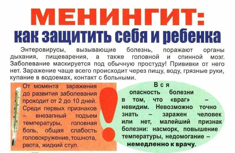 Менингит симптомы у взрослых. Что такое менингит симптомы