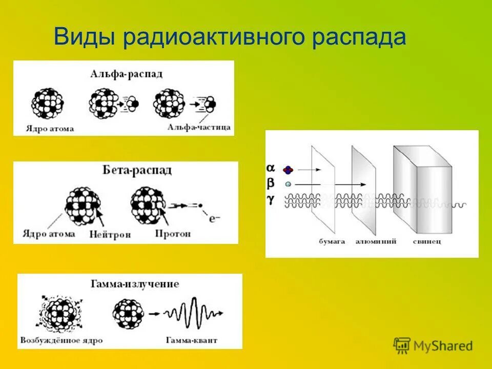 Сколько радиоактивных распадов